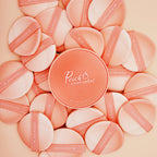 Peach Cover Velvet Cushion