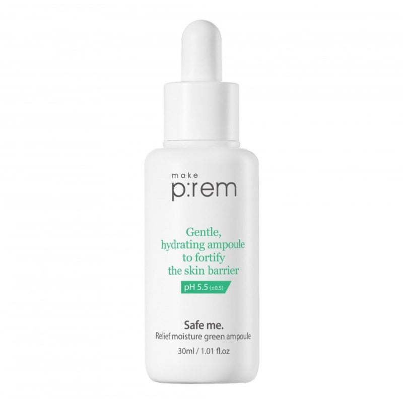 Safe me Relief Moisture Green Ampoule - (Expiring 29/10/2026)