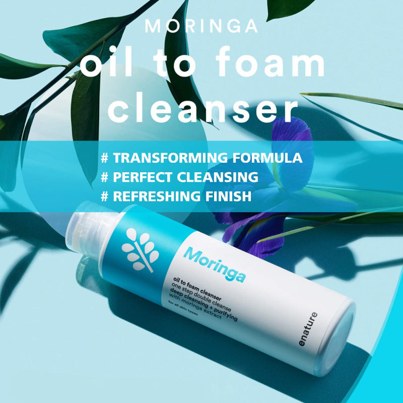 Moringa Oil To Foam Cleanser