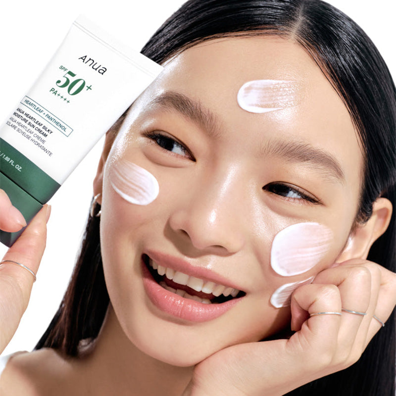 Heartleaf Silky Moisture Sun Cream