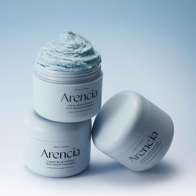 Fresh Blue Hyssop Rice Mochi Cleanser