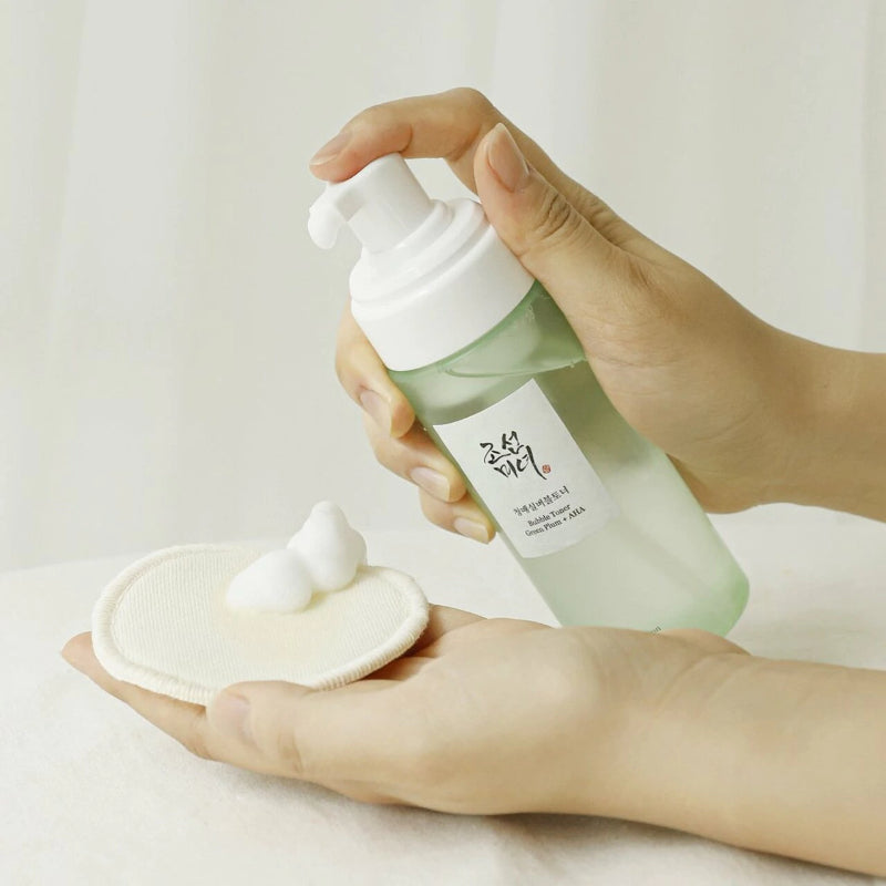 Bubble Toner: Green Plum + AHA