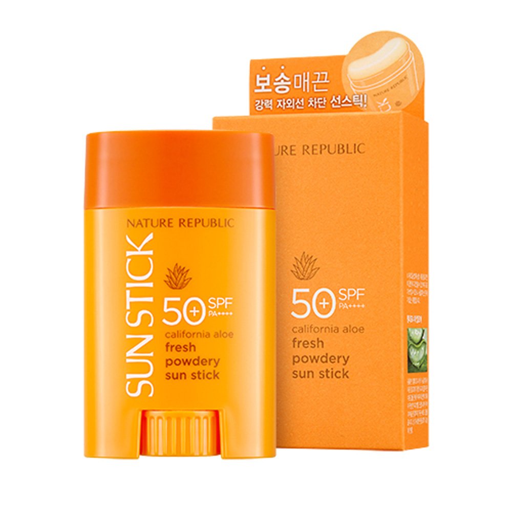 California Aloe fresh powdery sun stick SPF50+ PA++++