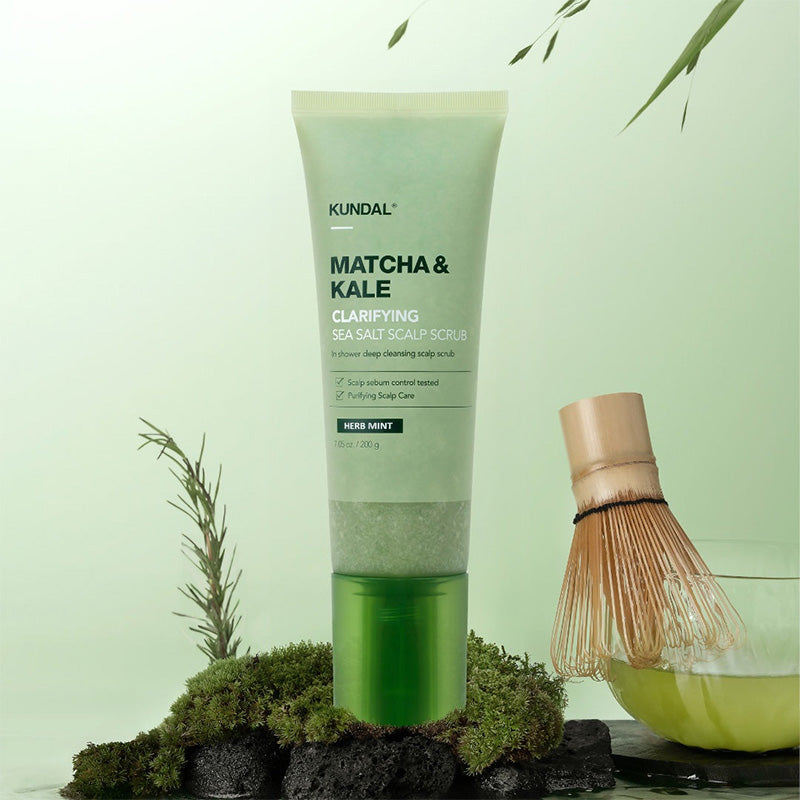 Matcha & Kale Clarifying Sea Salt Scalp Scrub