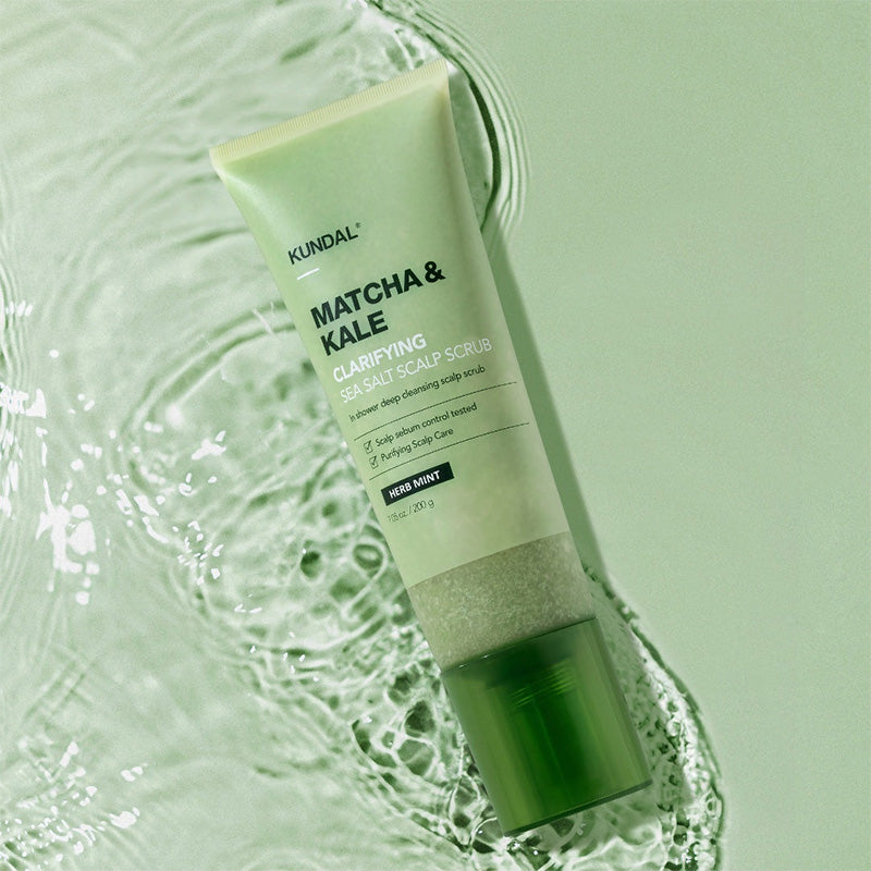 Matcha & Kale Clarifying Sea Salt Scalp Scrub