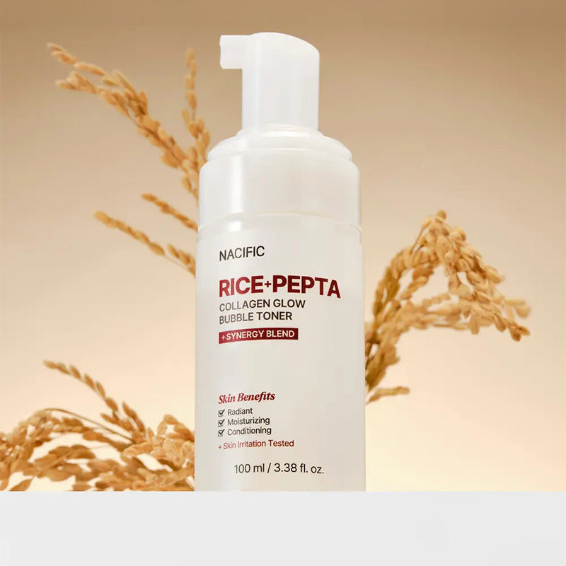 Rice Pepta Collagen Glow Bubble Toner