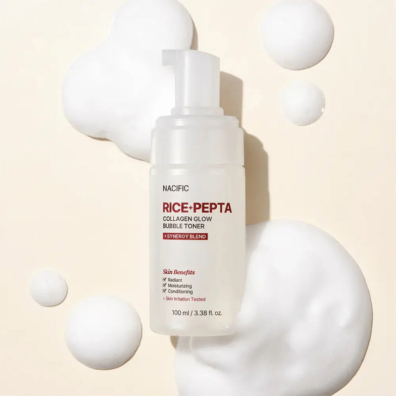 Rice Pepta Collagen Glow Bubble Toner