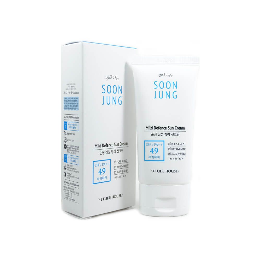 Soon Jung Mild Defence Sun Cream SPF49