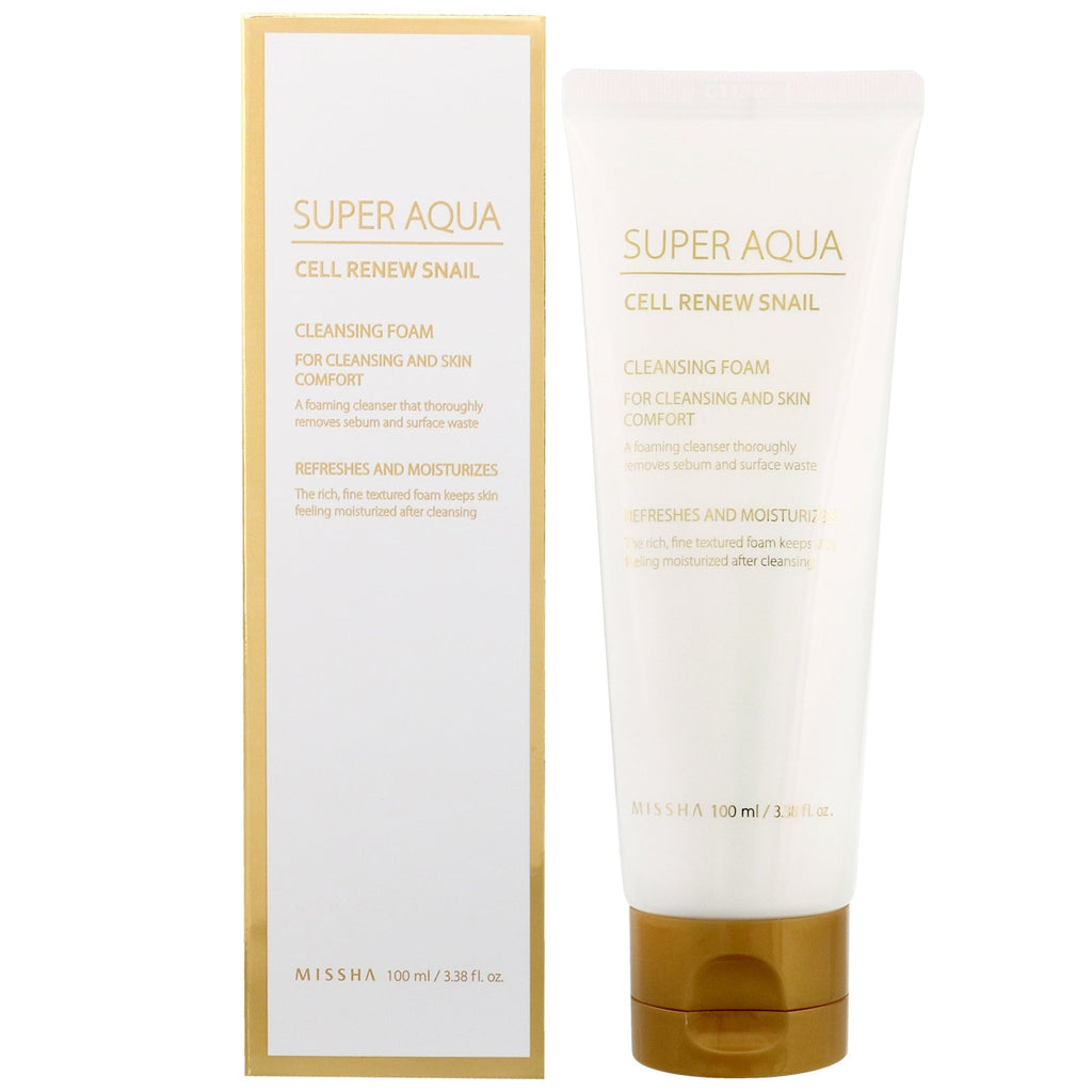 Super Aqua Cell Renew Snail Cleansing Foam
