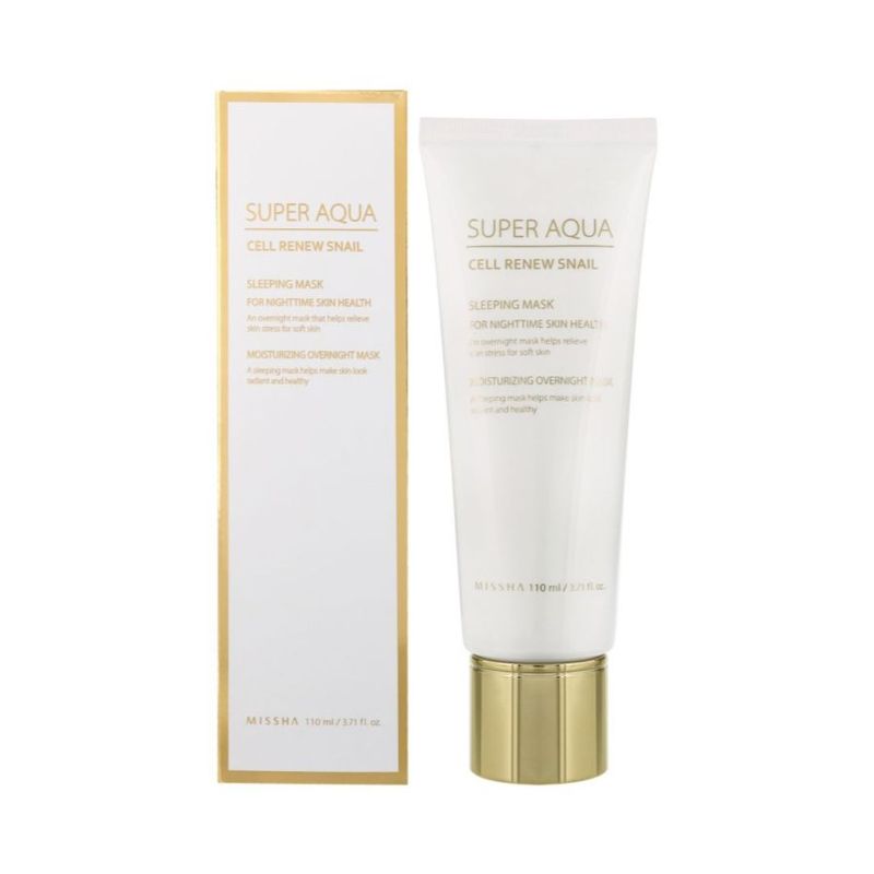 Super Aqua Cell Re Snail Sleeping Mask
