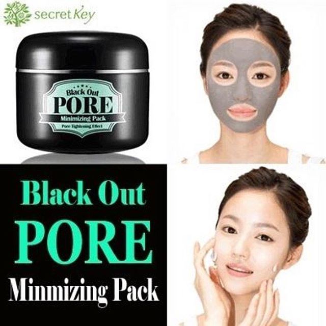 Secret Key Black Out Pore Minimizing Pack